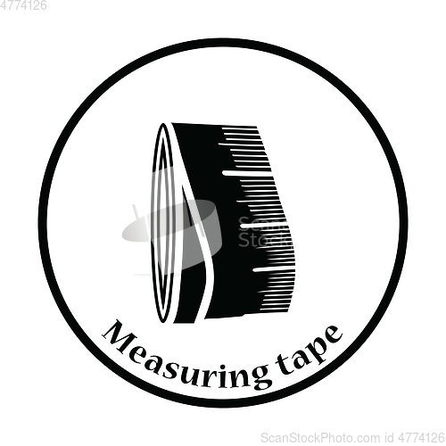 Image of Tailor measure tape icon