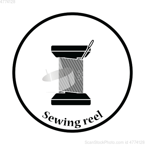 Image of Sewing reel with thread icon