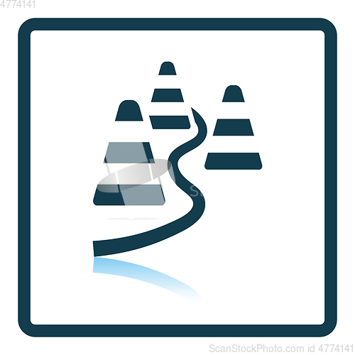 Image of Icon of football training cones