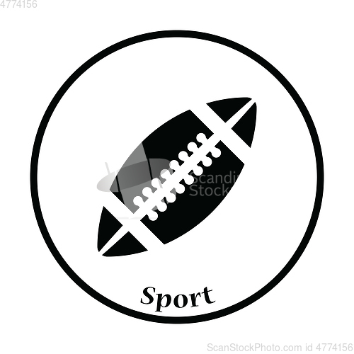 Image of Icon of American football ball