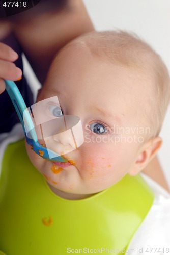 Image of Feeding of a small child