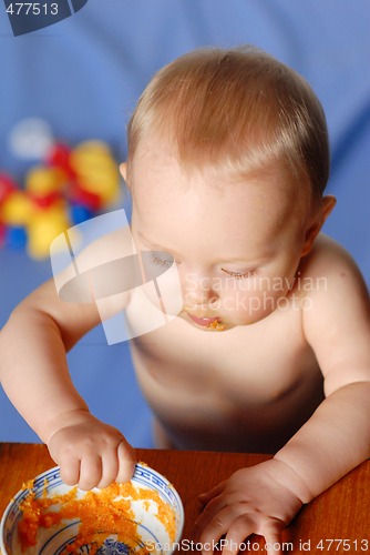 Image of Baby with meal