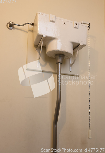 Image of Details of an old toilet