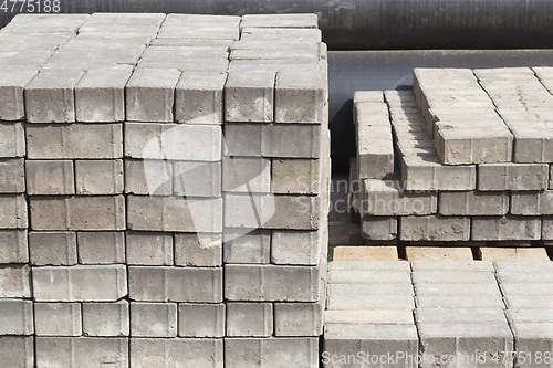 Image of pile of paving slabs.