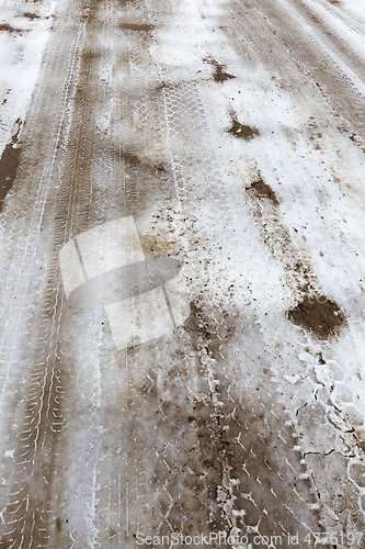 Image of Road under the snow