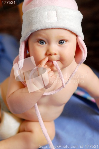 Image of Baby in hat