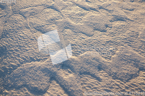 Image of Snow drifts in winter