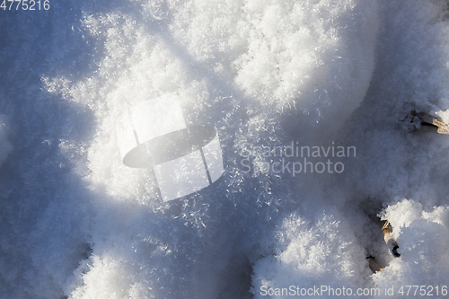 Image of Snow drifts in winter