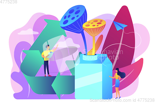 Image of Upcycling concept vector illustration.