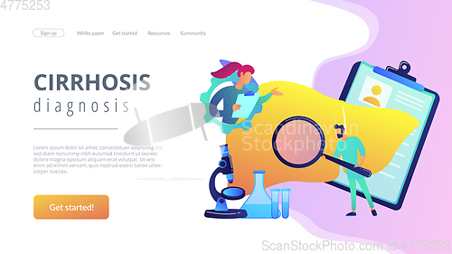 Image of Cirrhosis concept landing page.