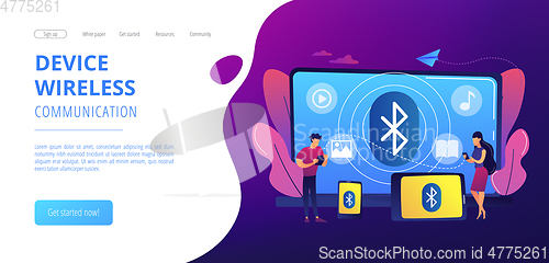 Image of concept landing page.