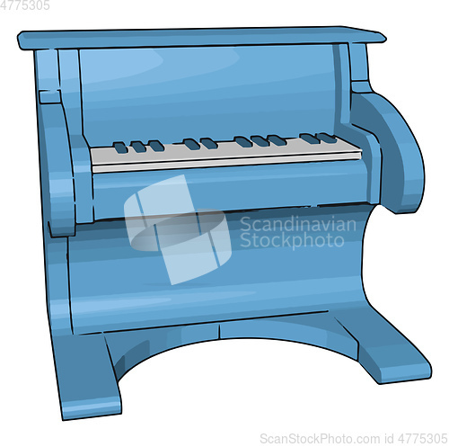 Image of The toy Pianos picture vector or color illustration