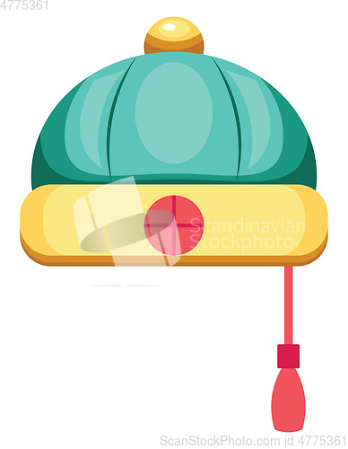 Image of Traditional cap or Chinese New Year vector illustration