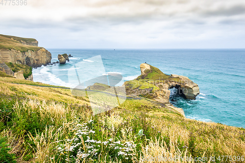 Image of Tunnel Beach New Zealand