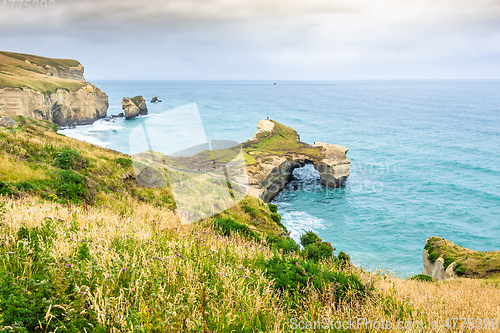 Image of Tunnel Beach New Zealand