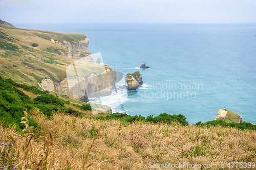 Image of Tunnel Beach New Zealand