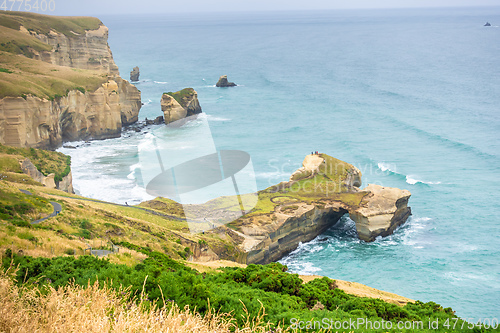 Image of Tunnel Beach New Zealand