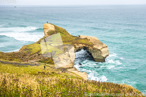 Image of Tunnel Beach New Zealand