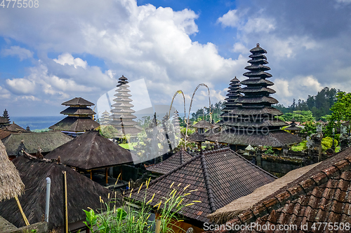 Image of Pura Besakih temple on mount Agung, Bali, Indonesia