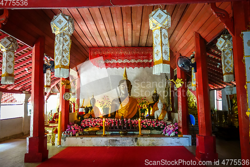 Image of Buddha statue in Wat Palad temple, Chiang Mai, Thailand