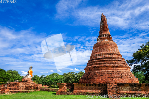 Image of Wat Lokaya Sutharam temple, Ayutthaya, Thailand