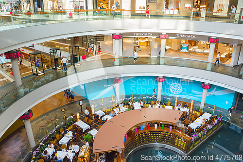Image of Interior of Singapore shopping mall