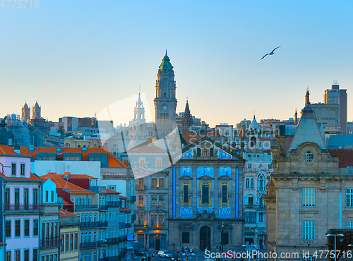 Image of Skyline Porto Old Town. Portugal