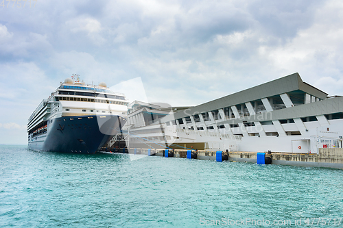 Image of Luxury cruise ship terminal, Singapore