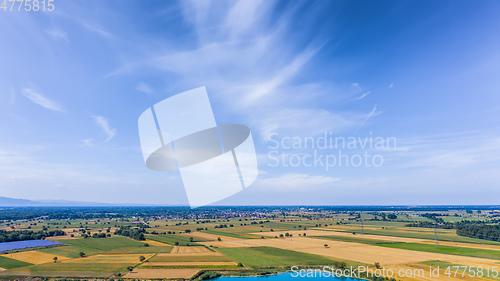 Image of aerial view of Kaiserstuhl area south Germany