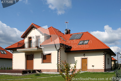 Image of House with solar panels