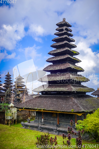 Image of Pura Besakih temple on mount Agung, Bali, Indonesia