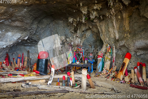 Image of Phra Nang Cave temple, Krabi, Thailand