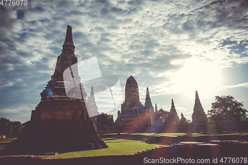 Image of Wat Chaiwatthanaram temple, Ayutthaya, Thailand