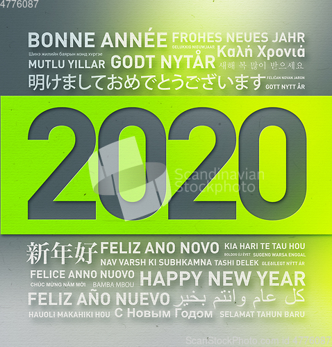 Image of Happy new year greetings from the world