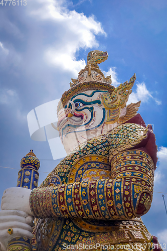 Image of Yaksha statue, Grand Palace, Bangkok, Thailand