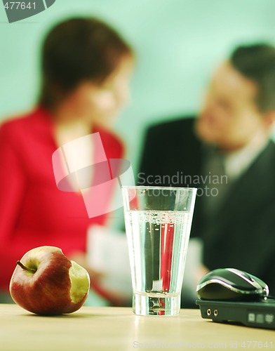 Image of In an office