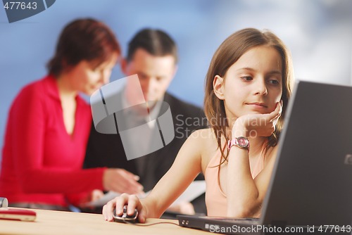 Image of A child in the work