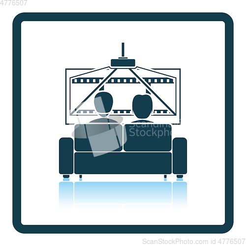 Image of Cinema sofa icon