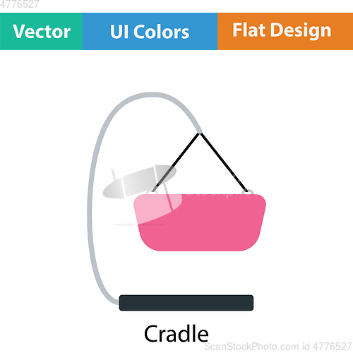 Image of Baby hanged cradle icon