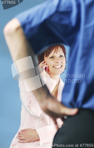 Image of Telephoning woman