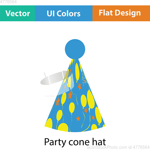Image of Party cone hat icon