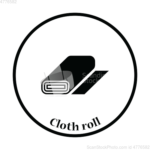 Image of Tailor cloth roll icon
