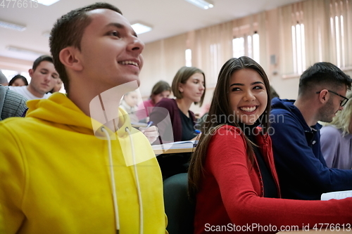 Image of Students Gruop In the uni Amphitheather