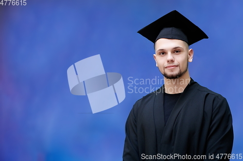 Image of portrait of the student on graduation day