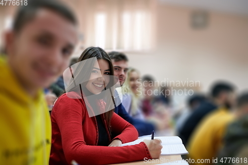 Image of Students Gruop In the uni Amphitheather