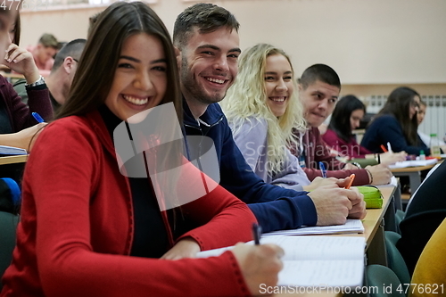 Image of Students Gruop In the uni Amphitheather