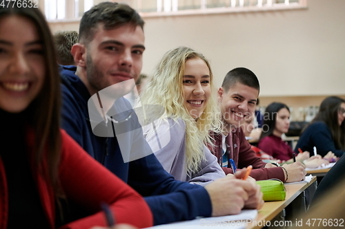 Image of Students Gruop In the uni Amphitheather