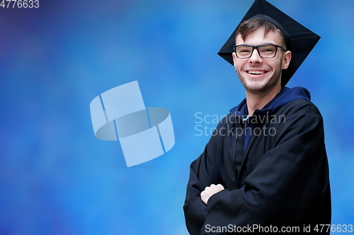 Image of portrait of the student on graduation day