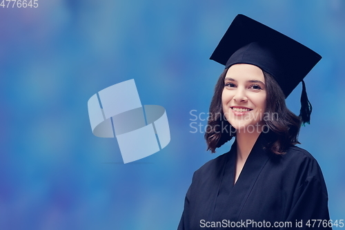 Image of portrait of the student on graduation day