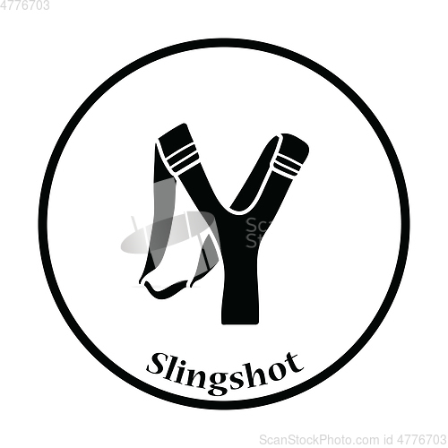 Image of Hunting  slingshot  icon